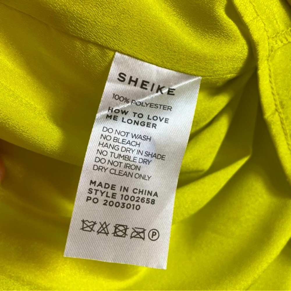 SHEIKE Women’s Amy Bow Back Dress in Citrus - Size US 4 (AU 8) - Picture 9 of 13